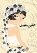 Polka Girl Print